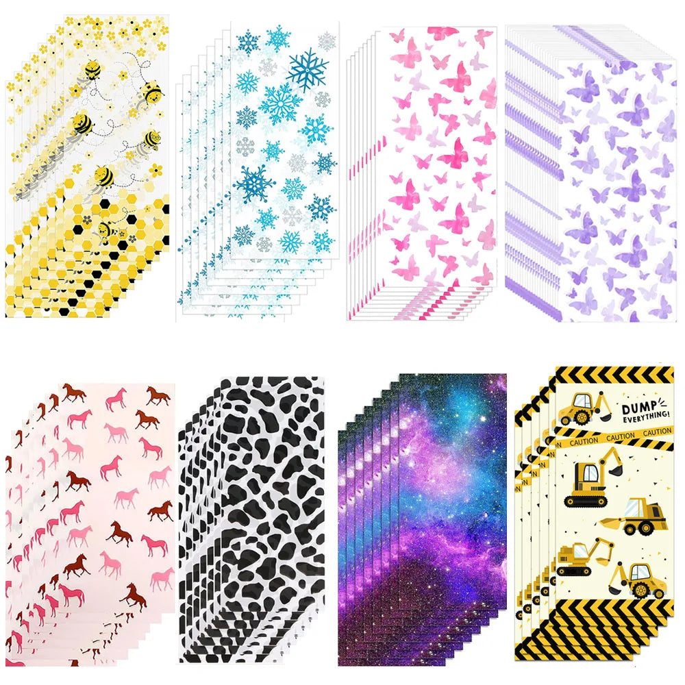 Robuste Geschenkbeutel mit Bändern für Süßigkeiten und Präsente