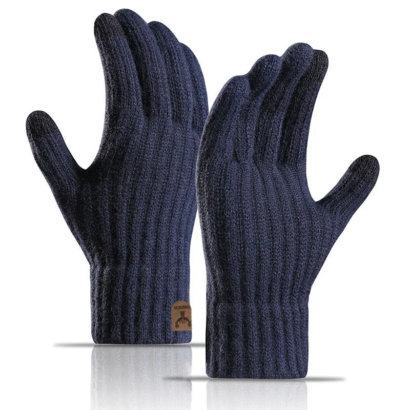 Warme Unisex Fingerhandschuhe für Winter mit Kälte und Wärmeschutz