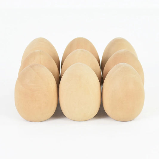 5 Stück Holz Eierhalter Ostern Ei Ständer DIY Graffiti Party Deko