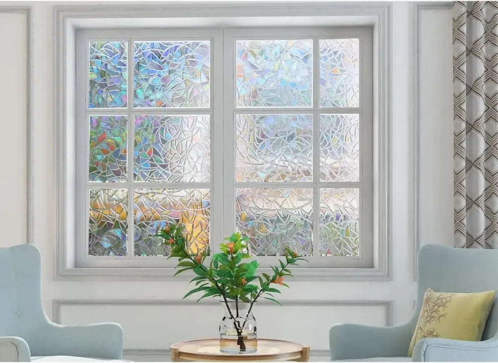 Dekorative Fensterfolie mit Sichtschutz und UV Schutz