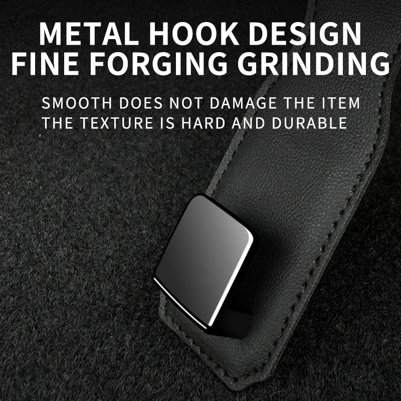 Praktischer Autohaken aus Leder für Sitzorganizer