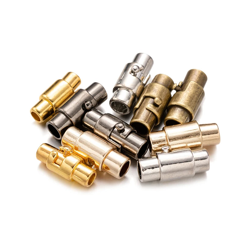 5 Stück magnetische Verschlüsse für Lederarmband Kordel-Endkappen-Yabubest - Home & More