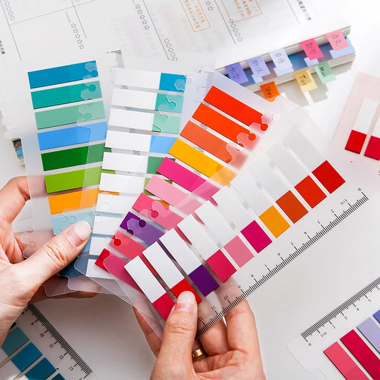 Romantische selbstklebende PET Haftnotizen 8 Designs für Büro - Schule