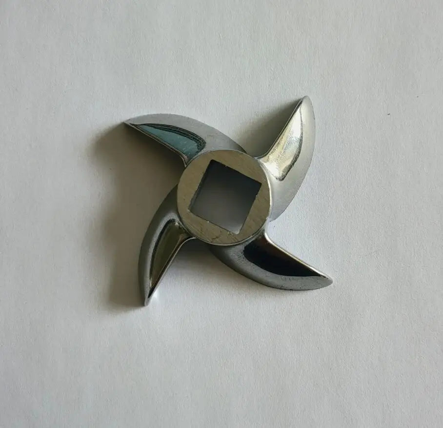 2 Fleischwolf Ersatzteile Edelstahl Runde Kreuzklinge 12x12mm Dicke 1cm
