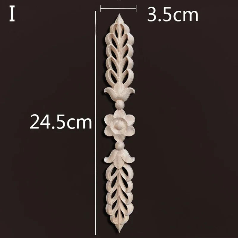 Holzmoebel Applikationen Wohnzimmer Dekoration NATUERLICHE Blumen