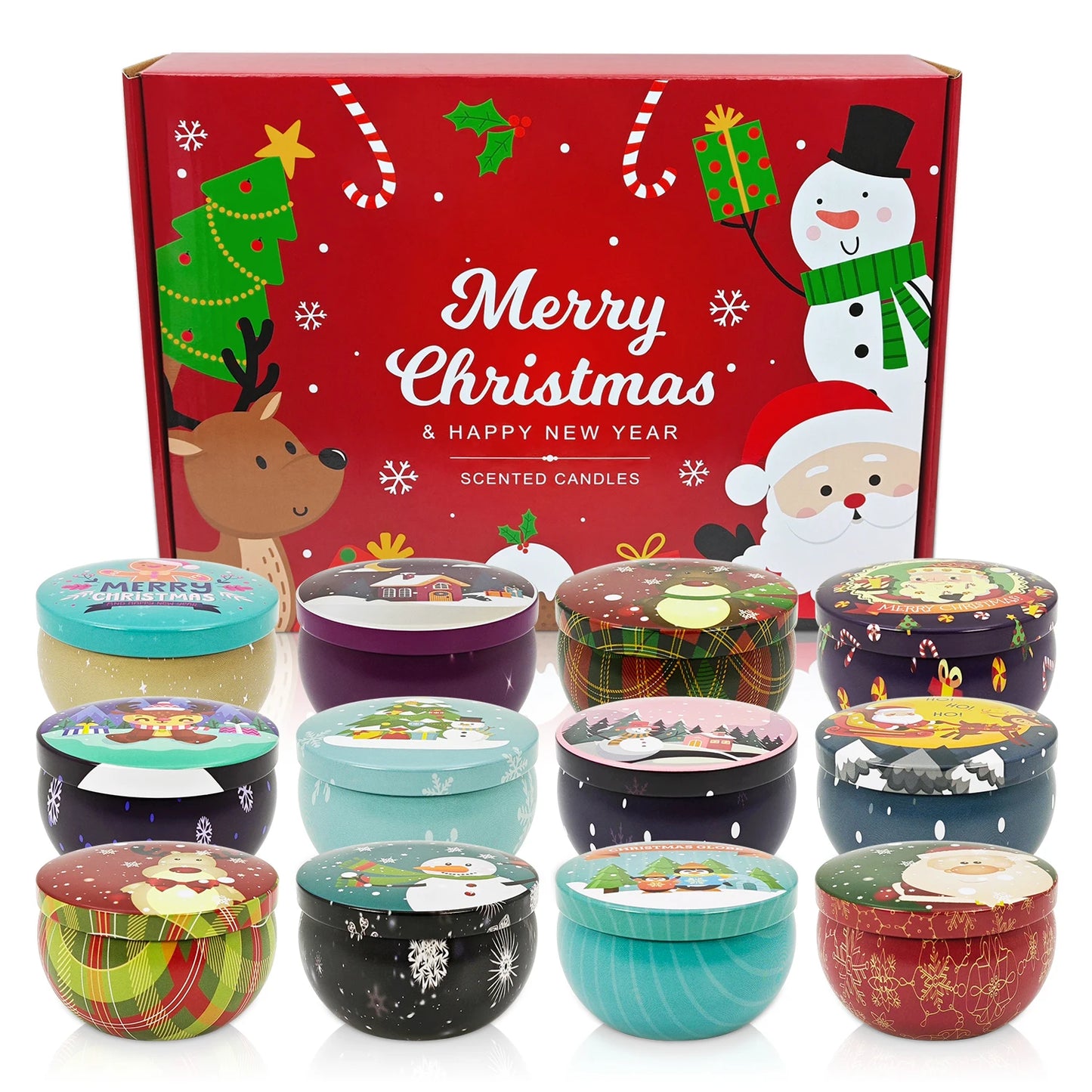 6/12 Packungen Duftkerzen für festliche Anlässe-Yabubest - Home & More