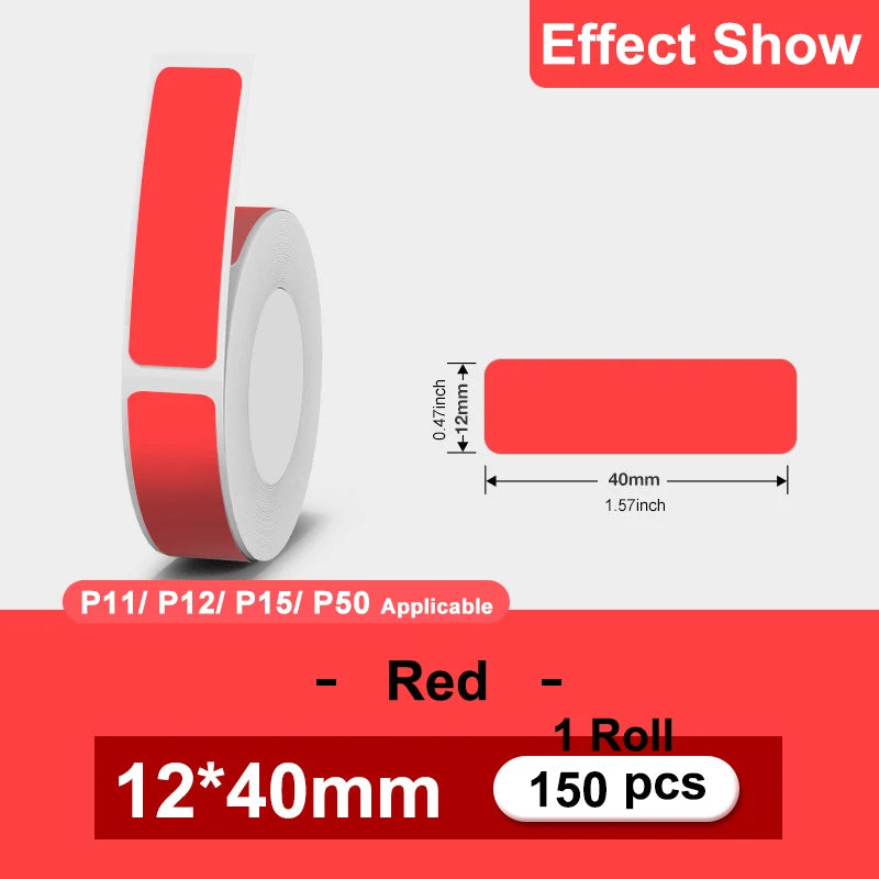 Tragbarer Mini Bluetooth Thermoetikettendrucker für Büro Küche Schule