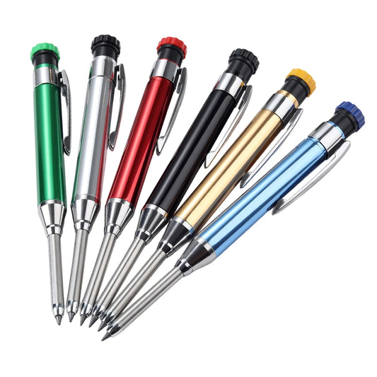 Massiver Zimmermannsbleistift Metall mit Spitzer Tieflochmarker Werkzeug