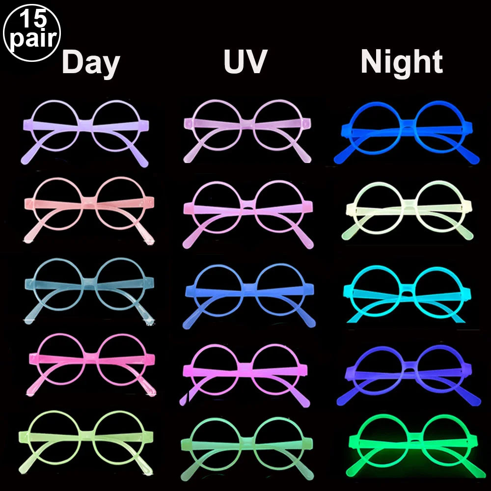 Neon Party Hüte für Erwachsene Leuchten unter UV Licht Effekt