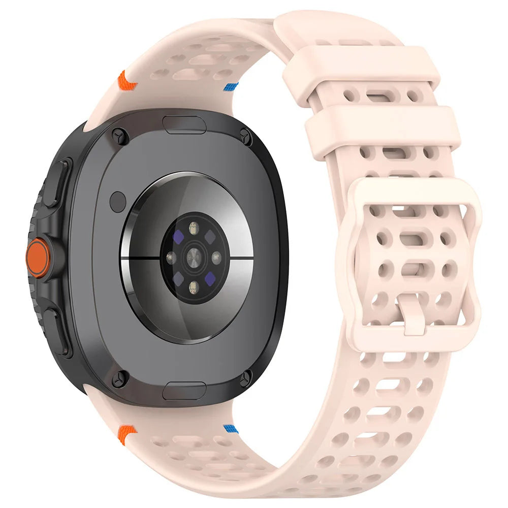Silikon Ersatzarmband für Smartwatch 40 44 47 mm Sport komfortabel