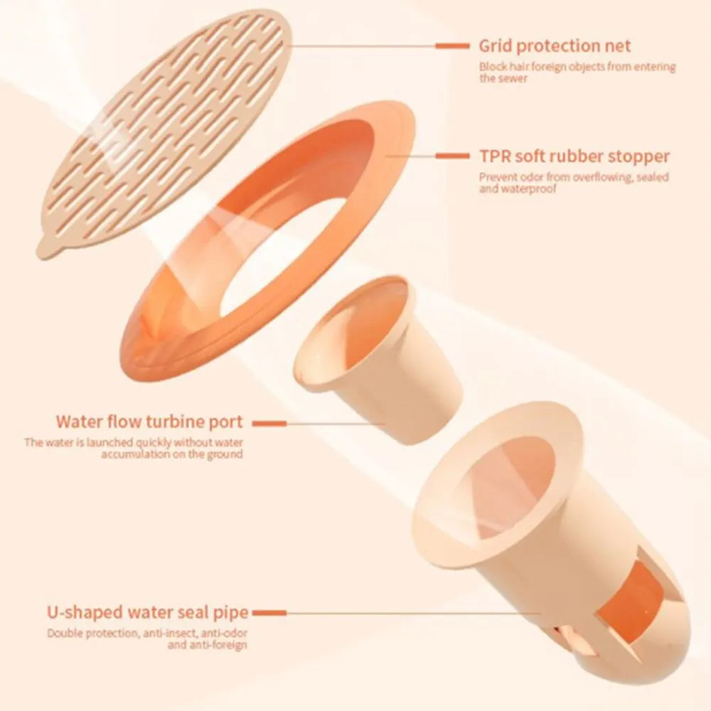 Bodenablauf mit Insektenschutz für effektive Geruchs- und Wasserkontrolle