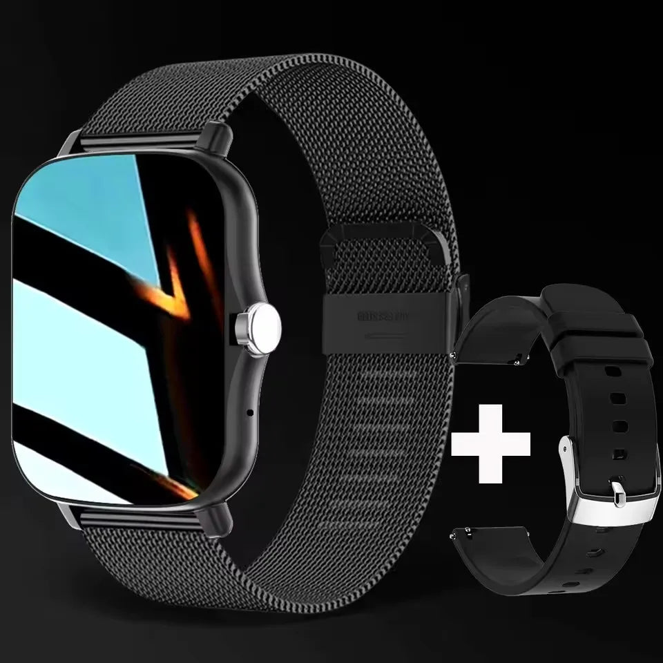 Vielseitige Smartwatch mit HD Touch Display und Fitnessfunktionen
