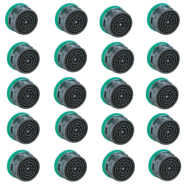 20x Wassersparende Küchenarmatur Bubbler Luftsprudler Filter Messing Einsatz