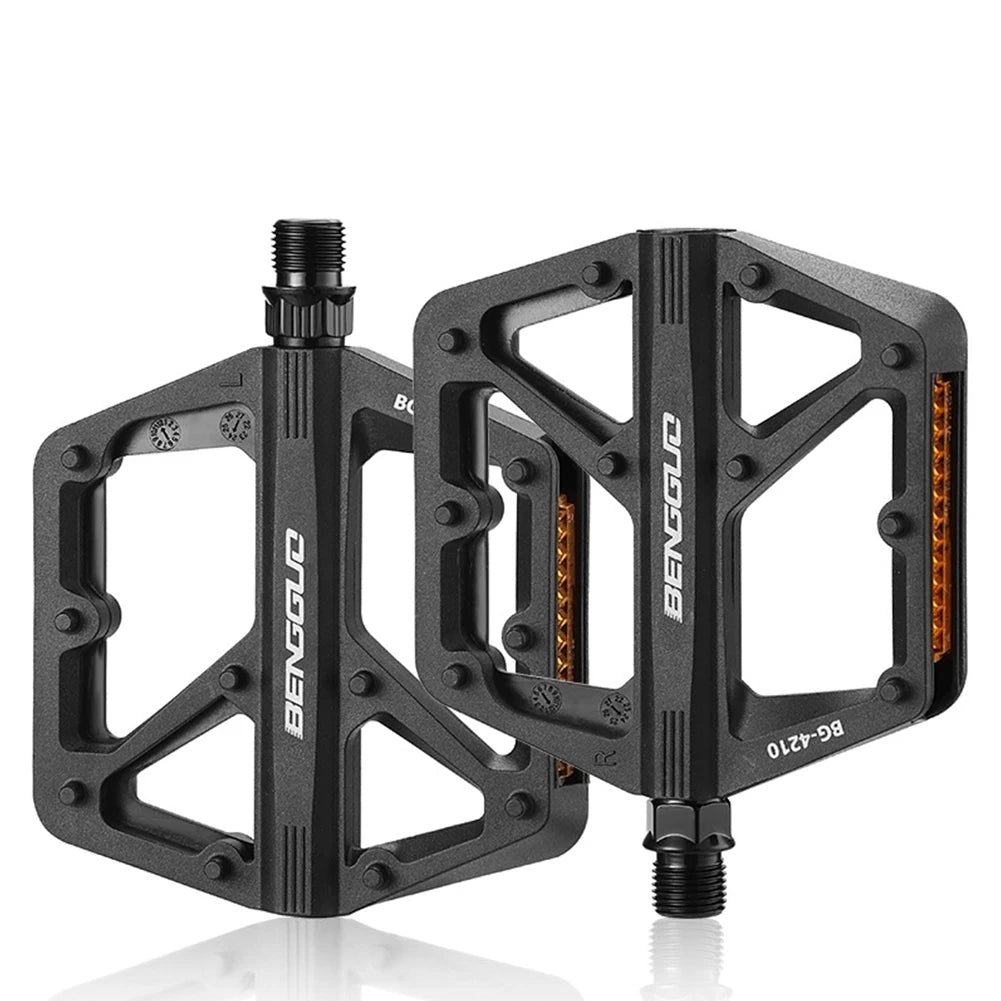 Ultraleichte Nylon Fahrradpedale DU-Lager mit Reflektor rutschfest