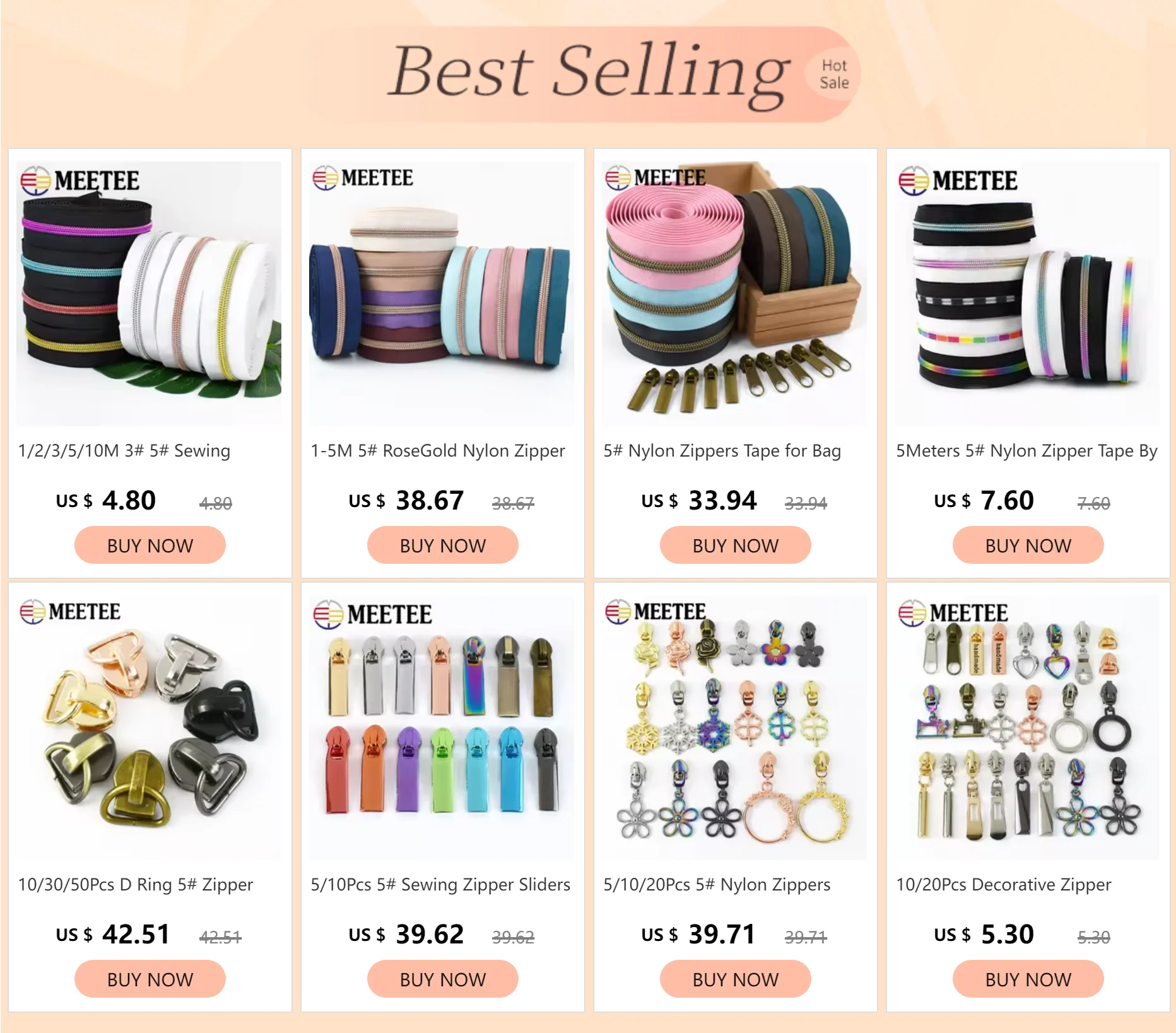 10/30 Stück Nylon Reißverschlusszieher Zipper Schieber Metall Zinklegierung-Yabubest - Home & More