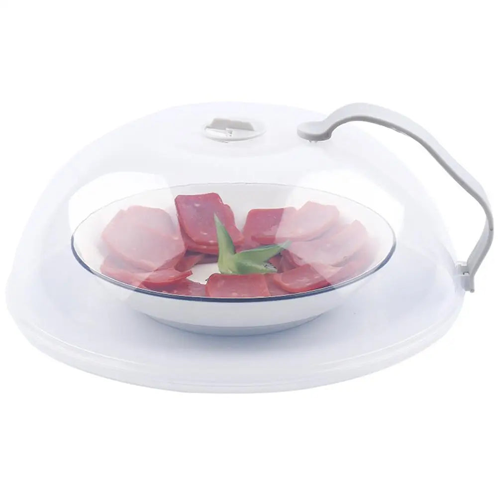 Transparente BPA-freie Mikrowellen-Spritzschutz Abdeckung mit Griff-Yabubest - Home & More