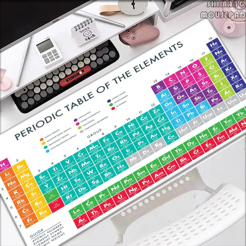 Periodensystem Elemente Mauspad XXL Gaming Zubehör-Yabubest - Home & More