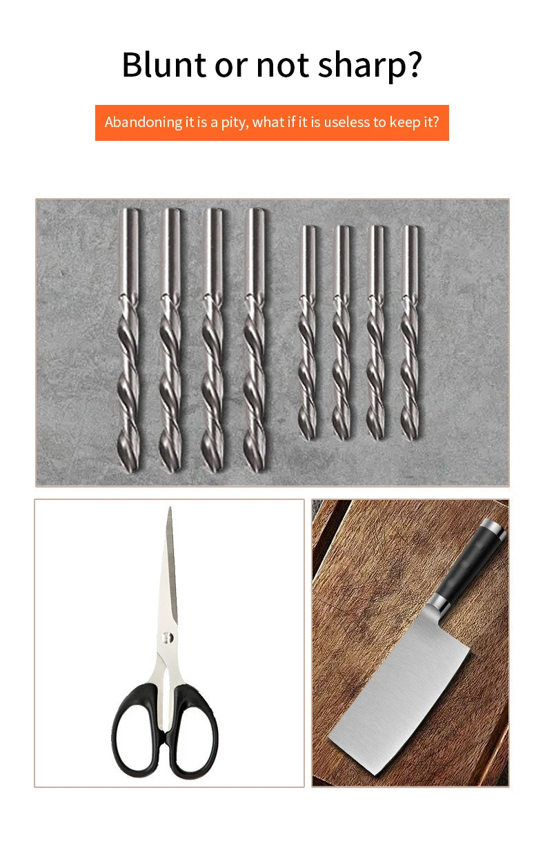 Professioneller elektrischer Mehrzweck Bohrer Schleifschärfer mit doppelseitiger Polierfunktion