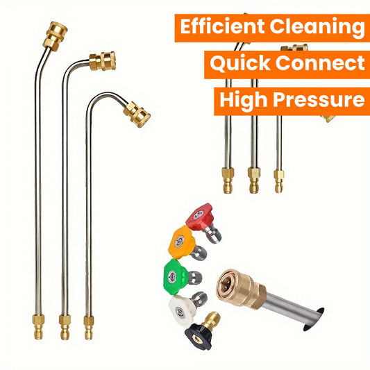 Hochdruck Wasserpistolen Winkelstück Edelstahl U-Biegestange 1 4 Zoll