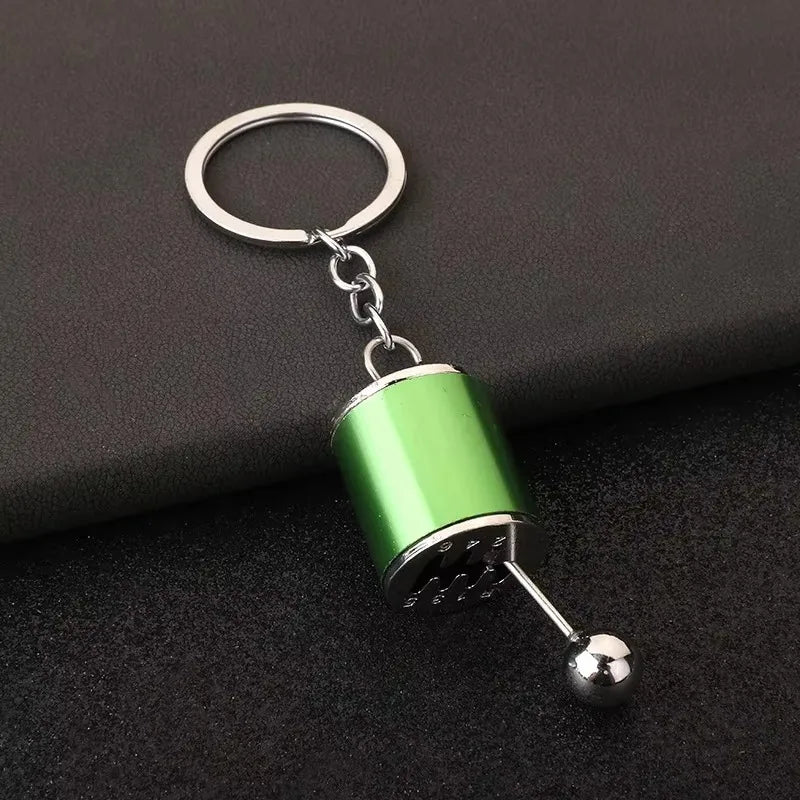 Robuster Edelstahl Schlüsselanhänger im Autoteile-Design – Perfektes Männergeschenk