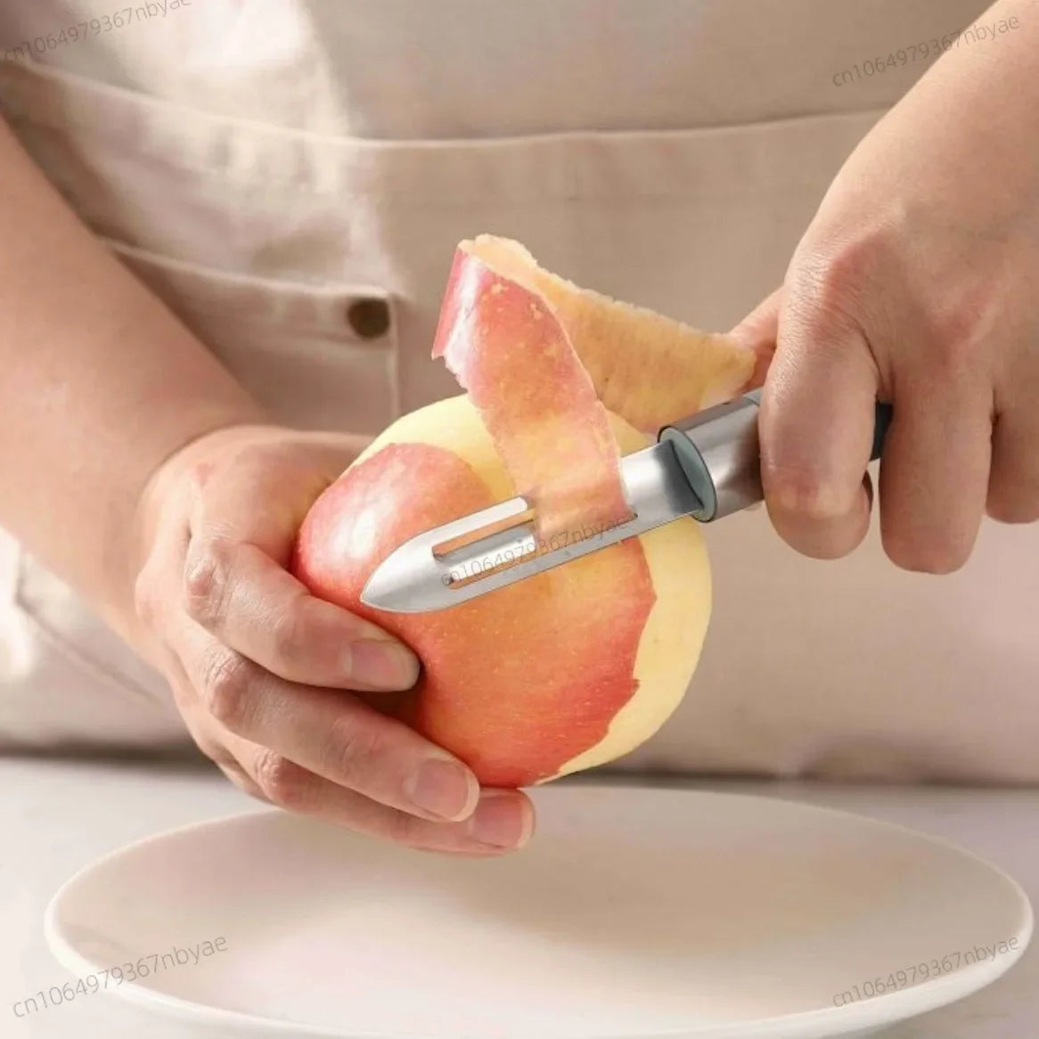 Edelstahl Hobel Küchenwerkzeug Melonenschäler für Obst und Gemüse