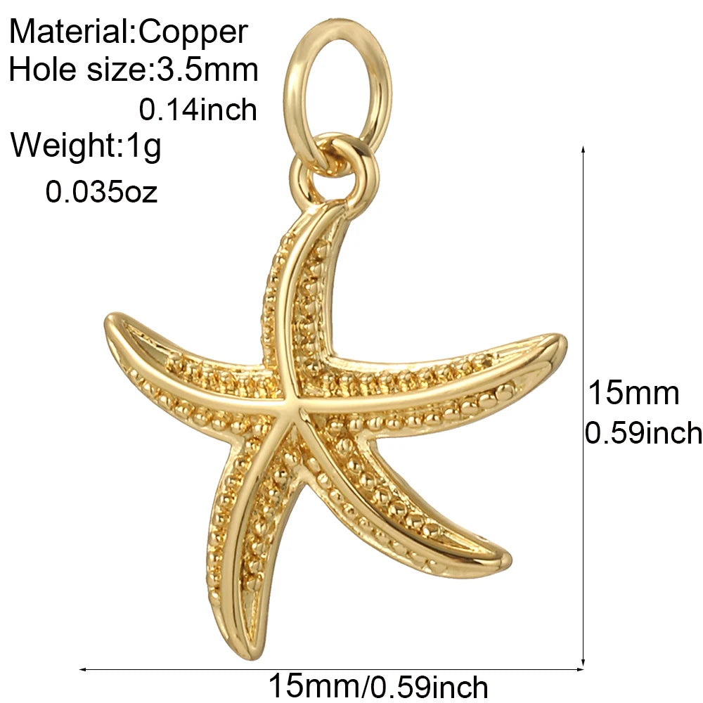 Kreative Anhänger mit Meeresmotiven aus Kupfer und Emaille