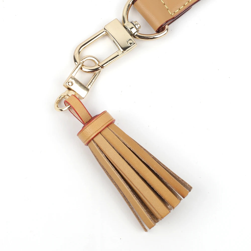 Mini-Quasten-Taschenanhänger aus gegerbtem Leder mit Quaste für Damen, Handtaschen, Clutch, Geldbörse, Schlüsselanhänger, Ring-Zubehör-Yabubest - Home & More