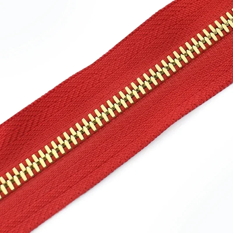 Metall-Reißverschluss Offenes Ende Zwei-Wege Reißverschlüsse Gold Silber-Yabubest - Home & More