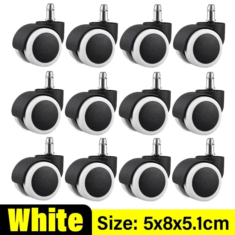 Langlebige Möbel-Fußrolle aus Kunststoff - PVC für leises Rollen