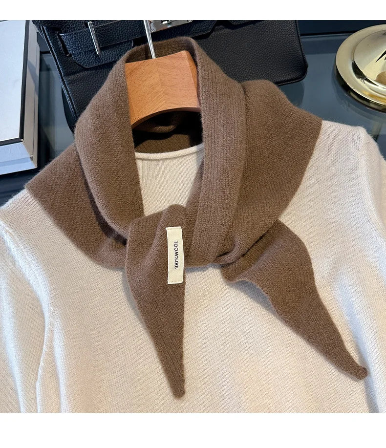 100% Wolle Winter Schal für Frauen – Lange Kaschmir Schals-Yabubest - Home & More