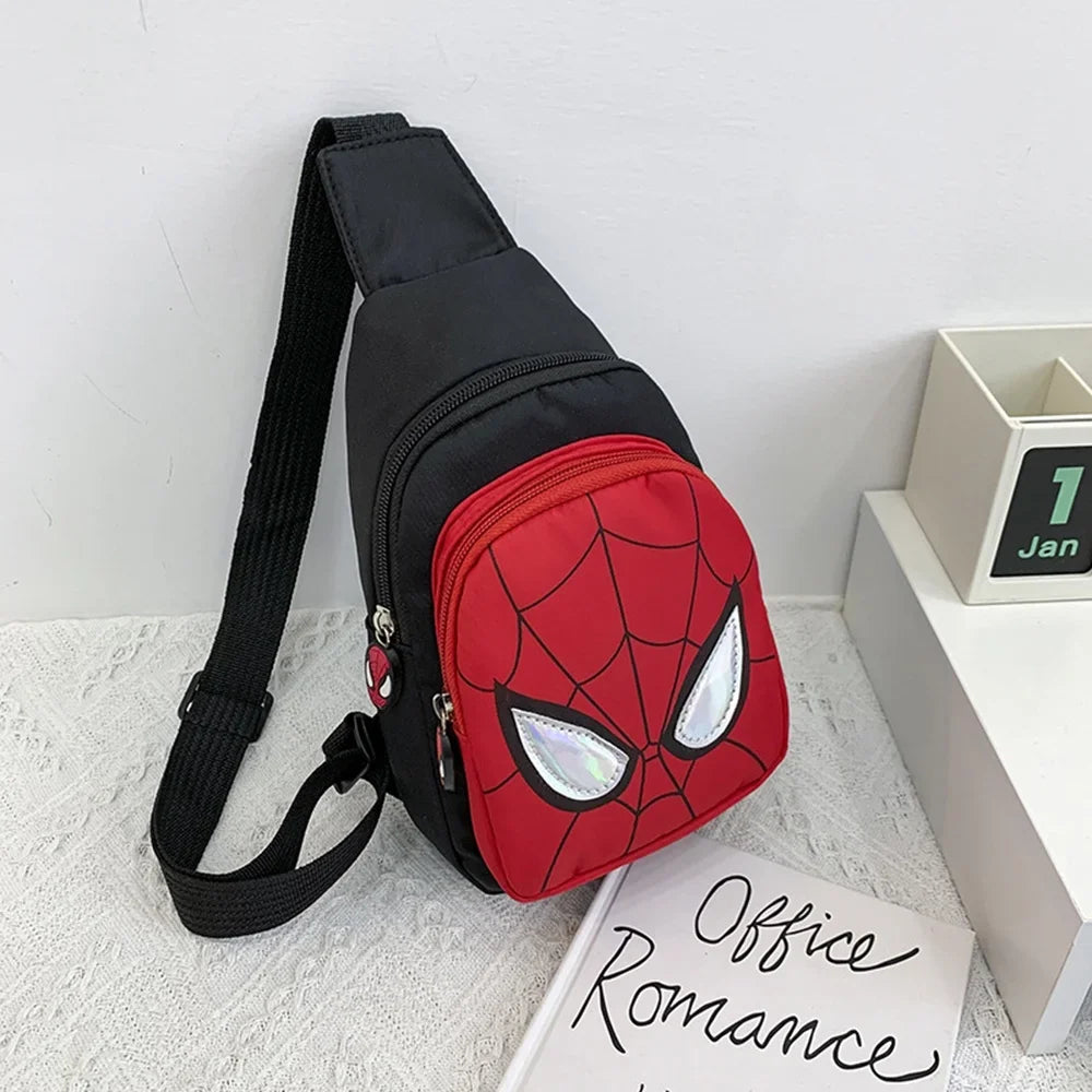 Kinder Schultertasche Cartoon Motiv Spinne Leichte Crossbody Tasche