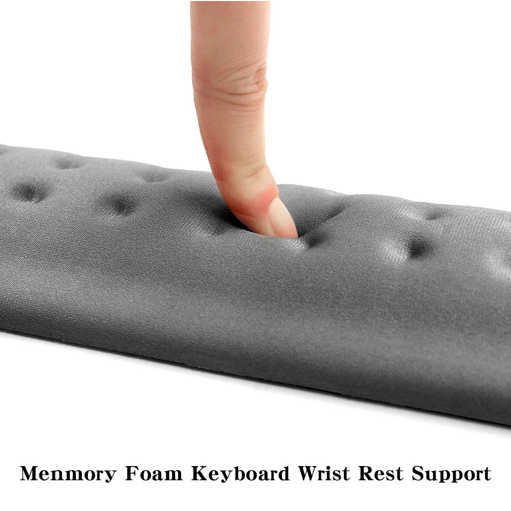 Handgelenkstütze aus Memory-Schaum mit Massagelöchern für Tastatur und Maus