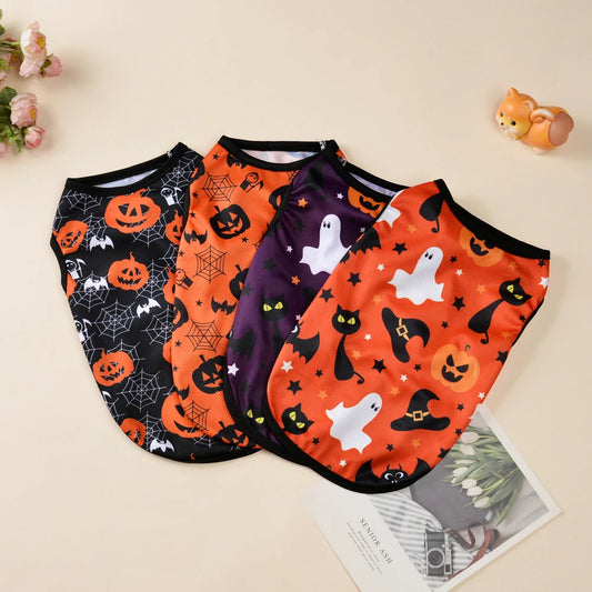 Halloween Haustier Kostüm Lustiger Pullover für Hunde Katzen Atmungsaktiv