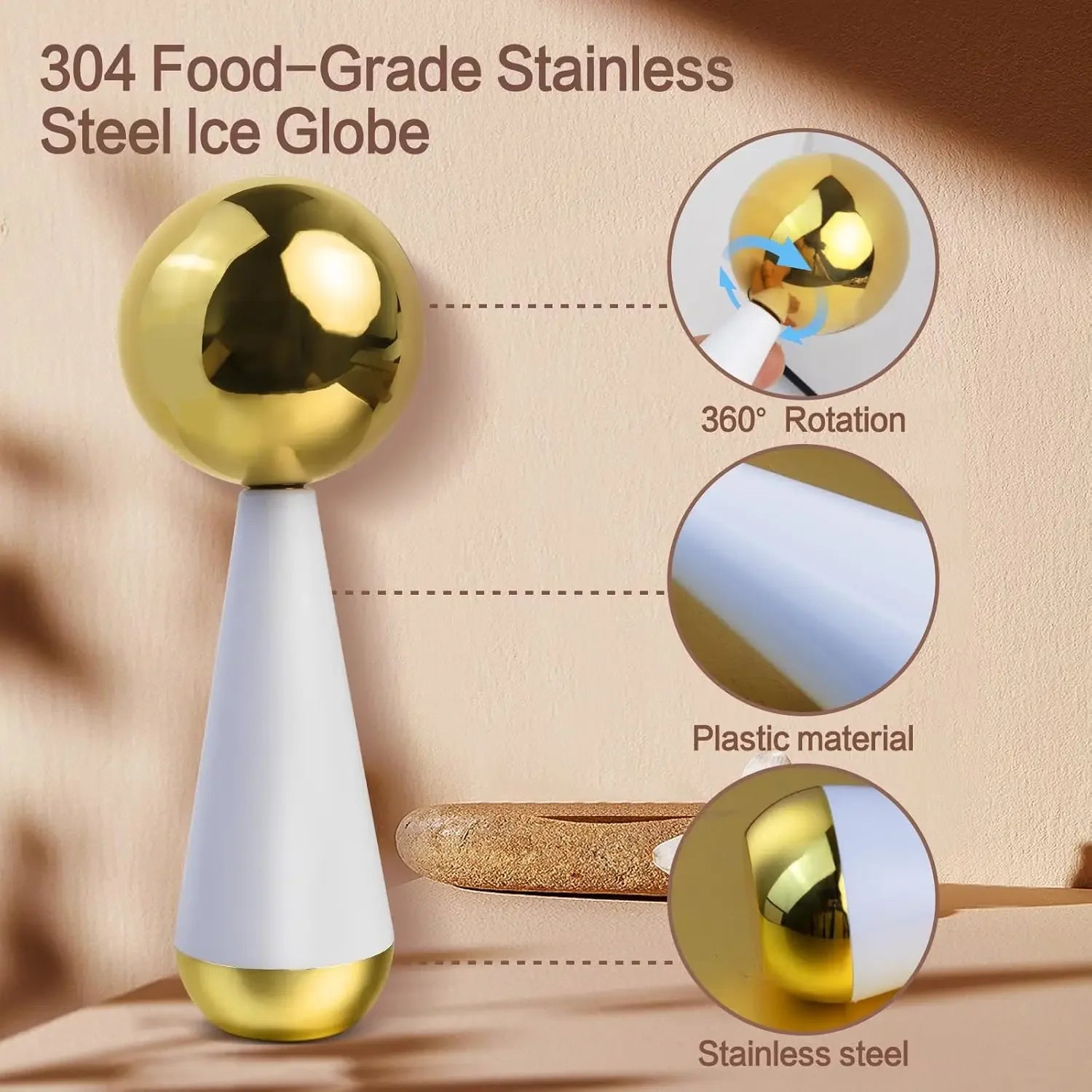 Edelstahl Kühlrolle: Gesichtspflege für frische & straffe Haut