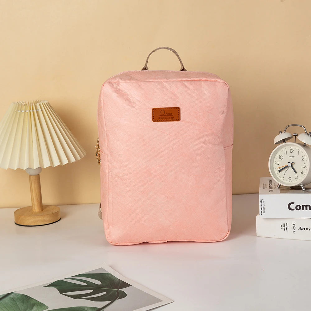 Langlebiger DuPont-Papierrucksack Unisex für Schule und Reise