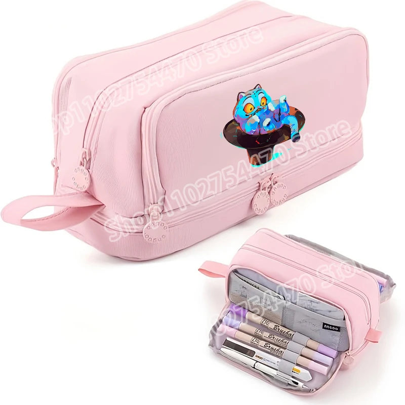 Praktisches Federmäppchen mit kindgerechtem Filmmotiv aus Oxford Stoff