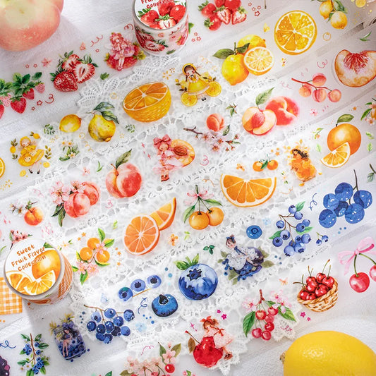 Saftiges Obst Washi-Tape 40mmx2m für Bullet Journals und Scrapbooking