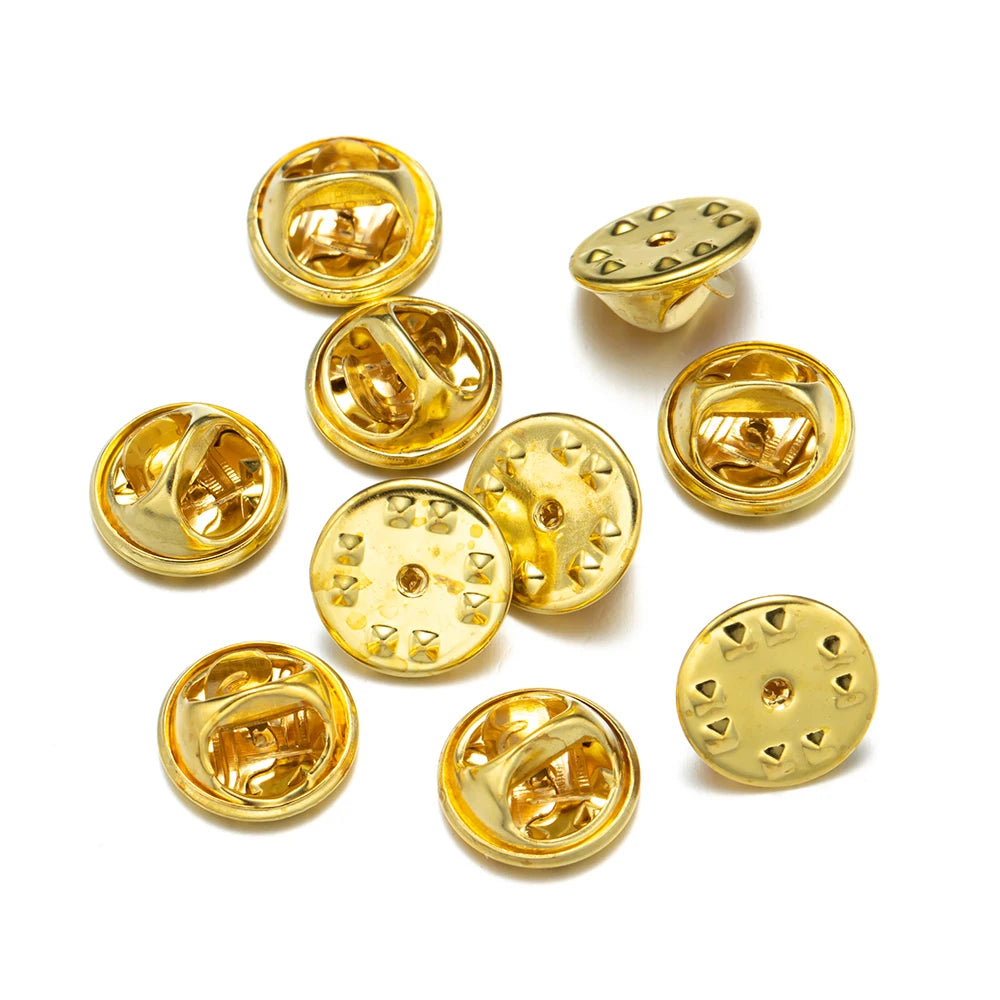 Metall Locking Pin Brosche Abzeichen Halter Verschluss für DIY Schmuck und Handwerk-Yabubest - Home & More