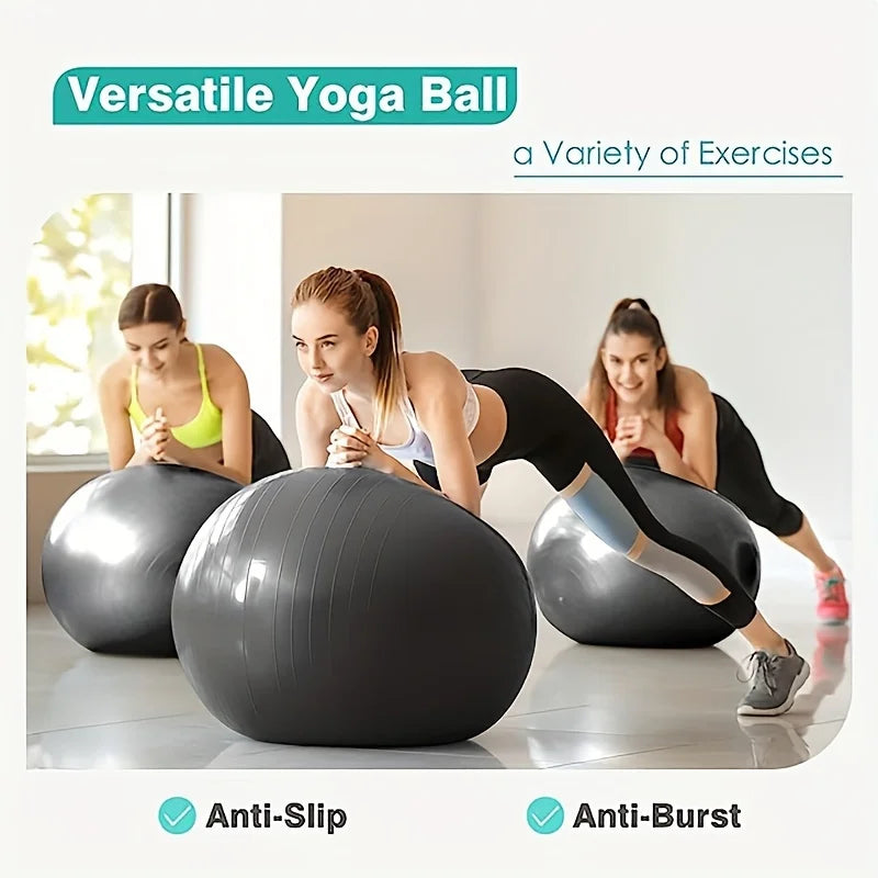 Explosionsgeschützter Yoga-Ball aus PVC mit Handpumpe für Fitness und Erholung