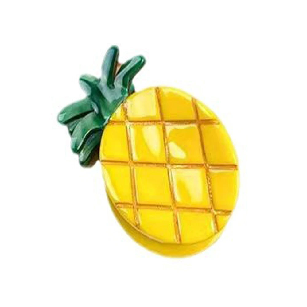 Niedliche Cartoon Haarnadeln mit Früchte Motiven aus Kunststoff