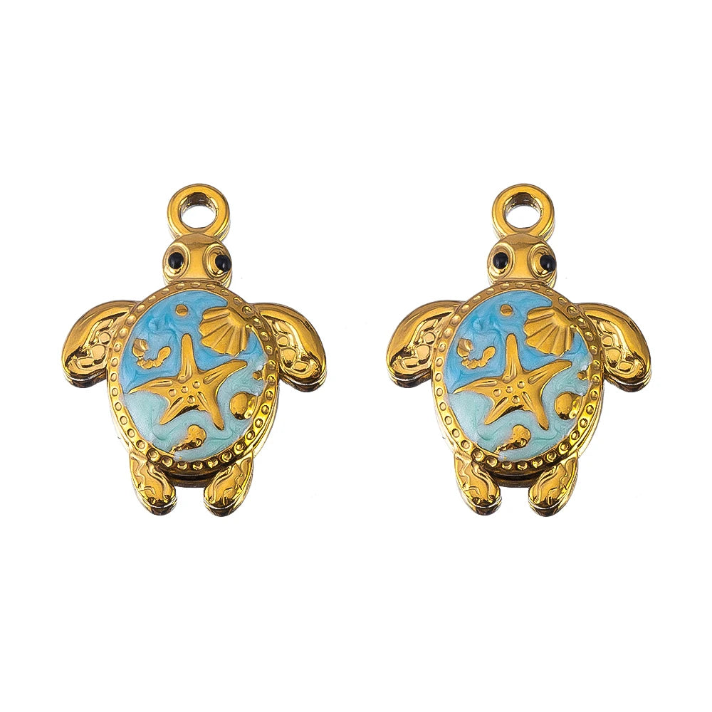 DIY Edelstahl Anhänger im Ozean Stil für individuellen Schmuck