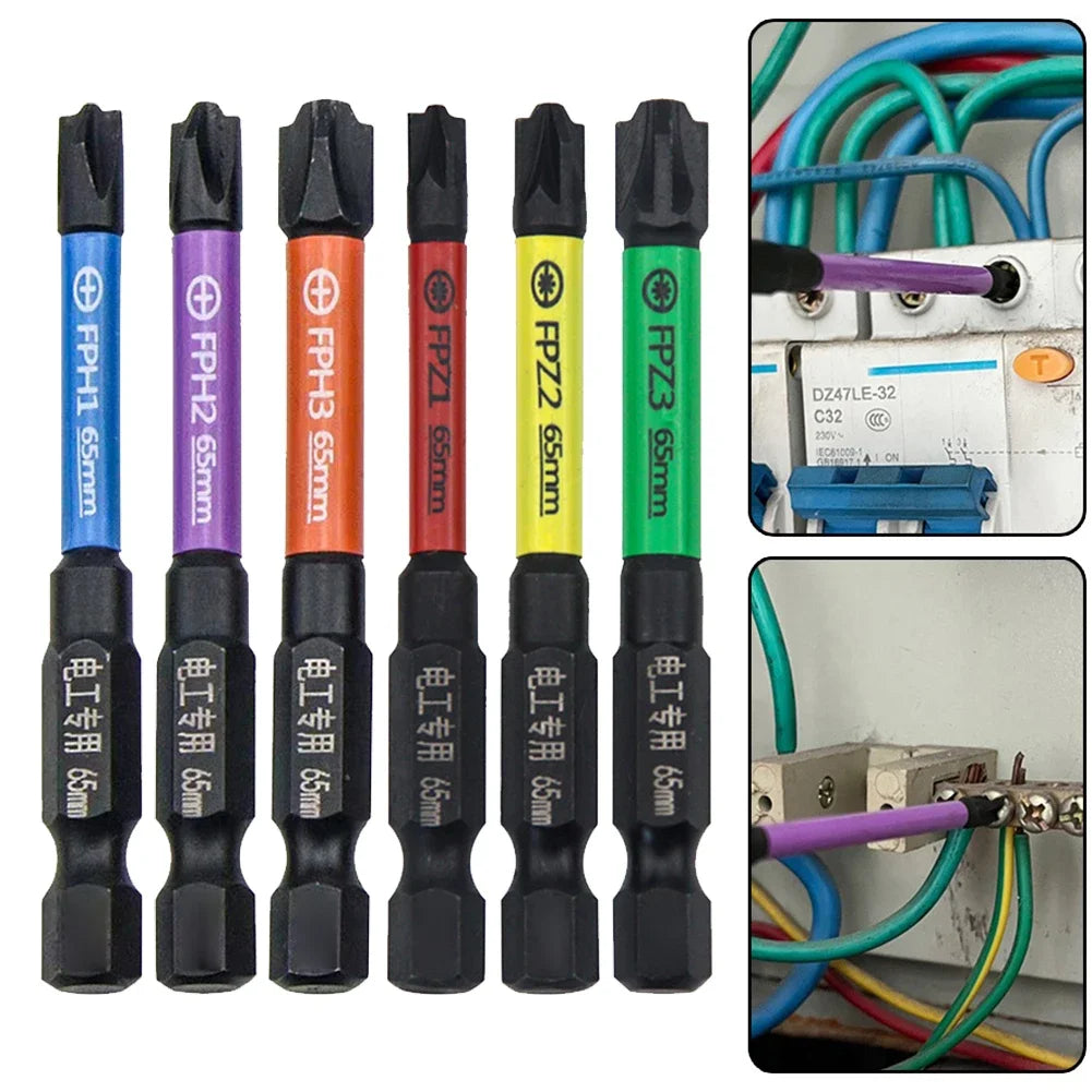 Magnetische Schraubendreher Bits aus legiertem Stahl für präzises Arbeiten