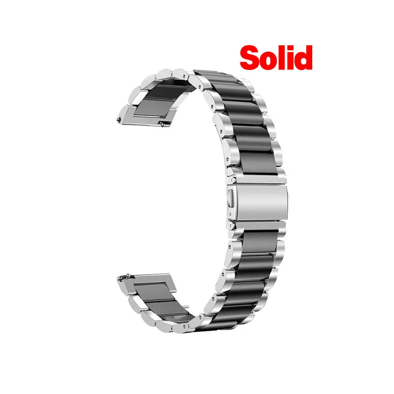 Edelstahl Uhrenarmband 20mm 22mm für Smartwatches & Classic Uhren Unisex
