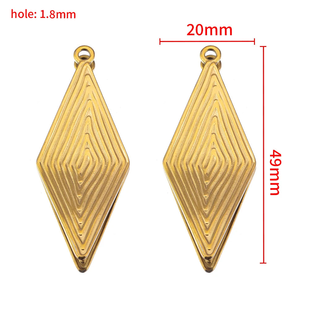 Langlebige Edelstahl Anhänger für individuelle Schmuckprojekte