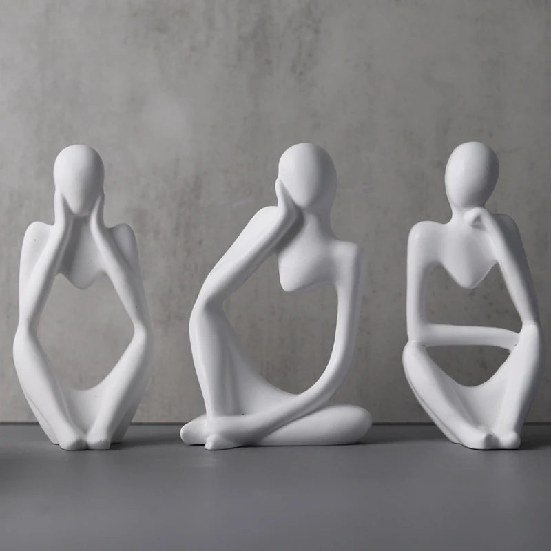 3D Silikonform für DIY Denker Statue und abstrakte Kunstwerke