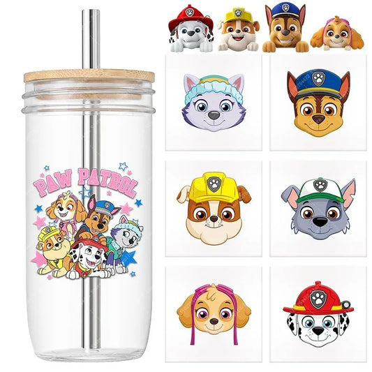 Niedliche Kinder Cartoon Transferaufkleber für Lunchbox Wasserflasche