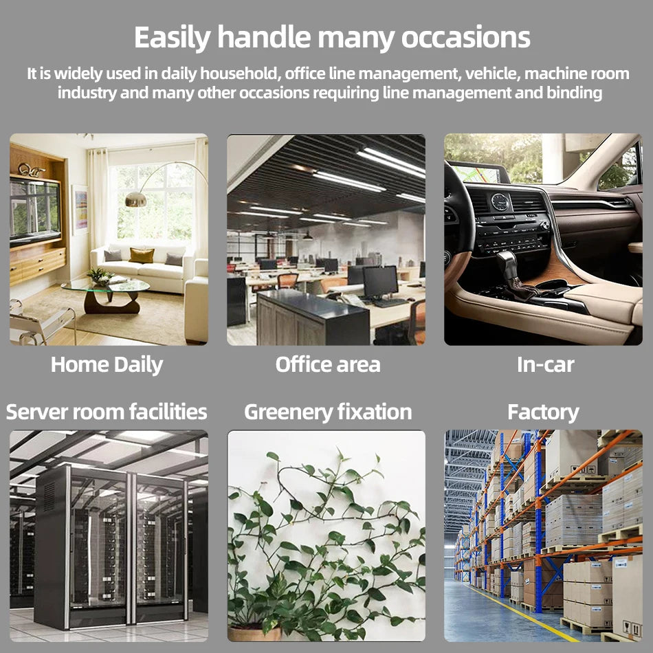 Kabel Organizer Clips 30 Stück Kabelhalter Kabelmanagement Set