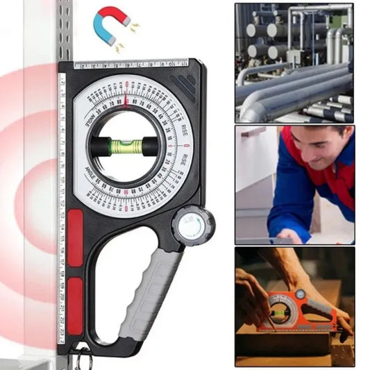 Tragbarer Magnetischer Neigungsmesser: Winkel Hang Messgerät Blase Lineal