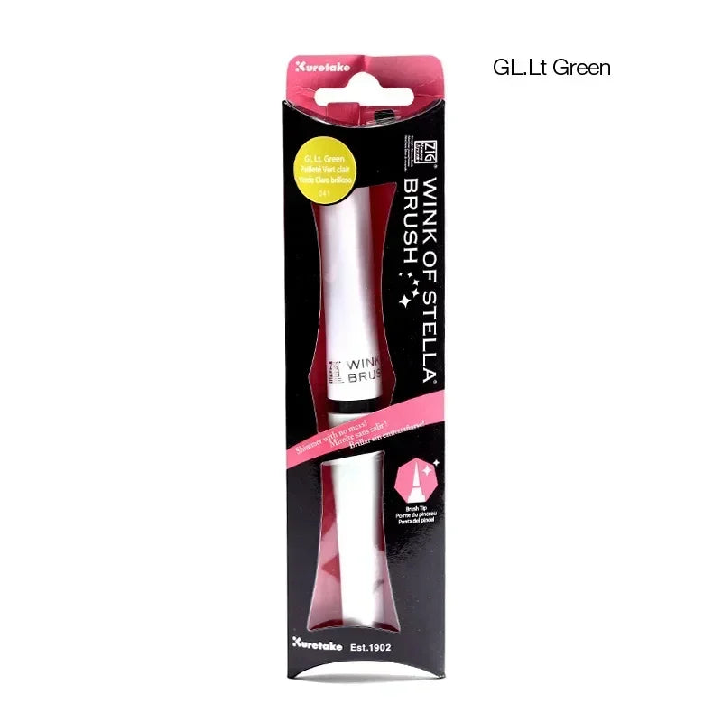 Mehrfarbiger Bling Pinselstift mit funkelndem Aquarellglitzer