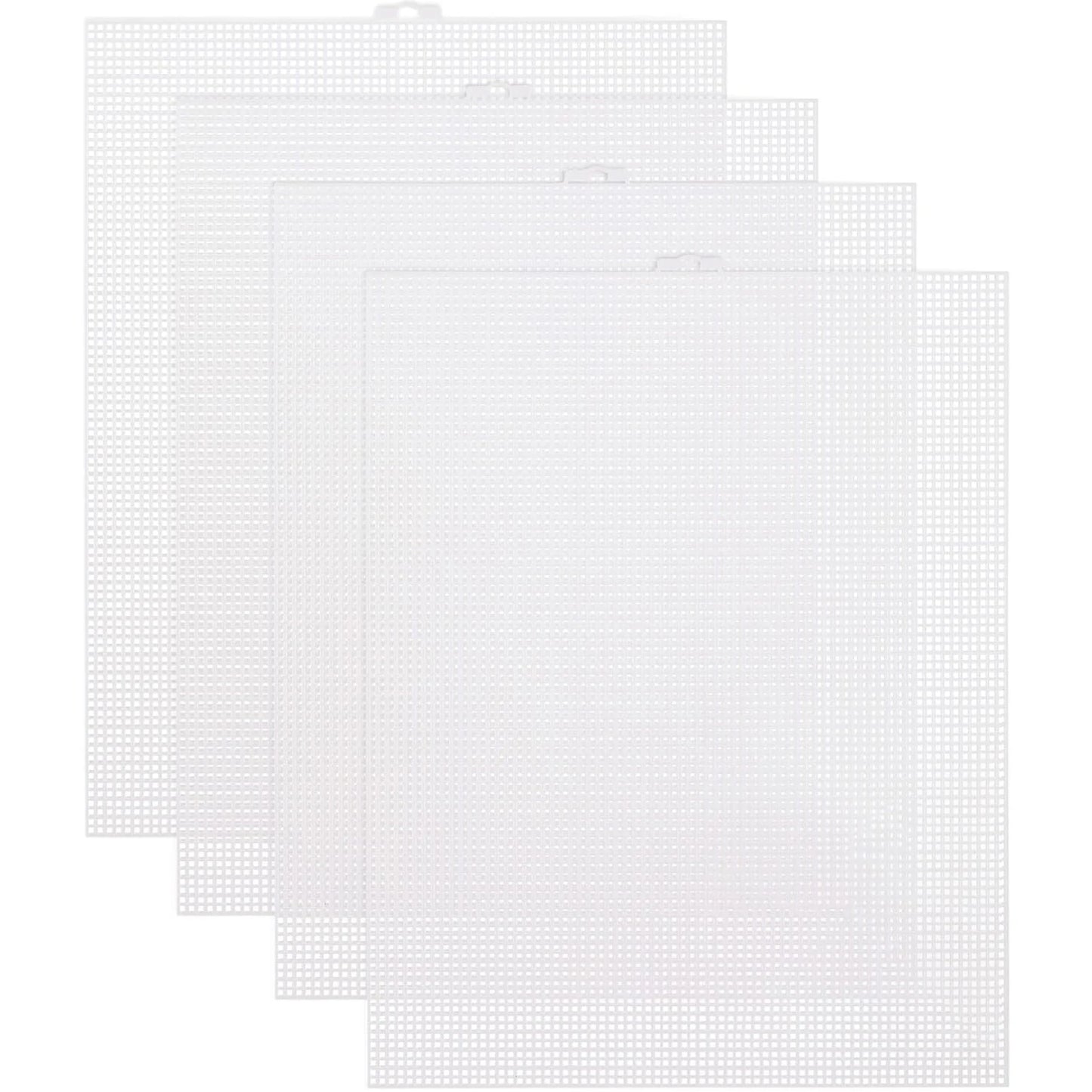 Kunststoff Leinwandmit Ösen für DIY Stickerei und Handarbeit